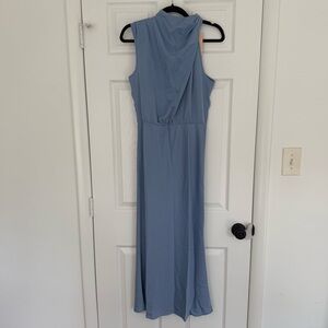 NWT BTFBM Sleeveless Mock Neck Satin Dress